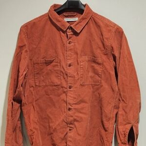 Outerknown Rust Corduroy Shirt
